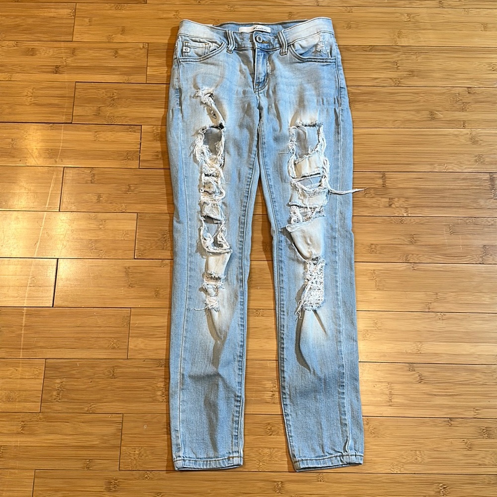 Distressed KanCan Skinny Jeans